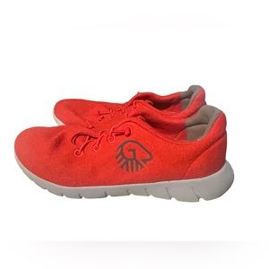 Giesswein Merino Runner‎ Shoes Men’s Red W/Gray Logo Size:42